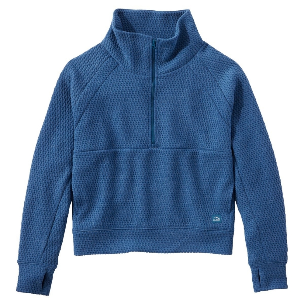 L.L. Bean Blue Women's Crop Top